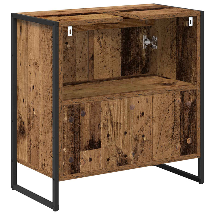 Badeværelsesskab Gammelt træ 60 x 30 x 60 cm Konstrueret træ
