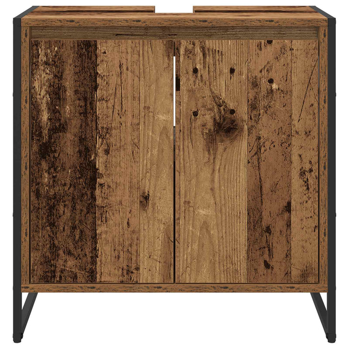 Badeværelsesskab Gammelt træ 60 x 30 x 60 cm Konstrueret træ