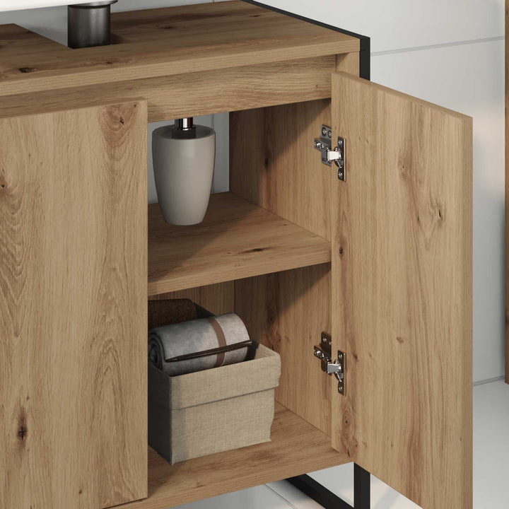 Badeværelsesskab Artisan eg 60 x 30 x 60 cm Konstrueret træ