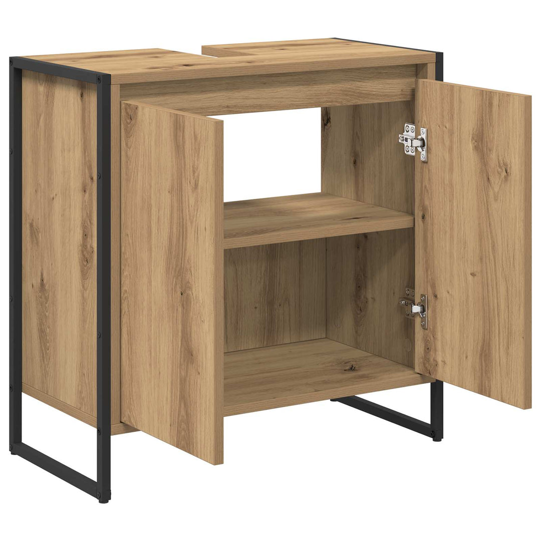 Badeværelsesskab Artisan eg 60 x 30 x 60 cm Konstrueret træ