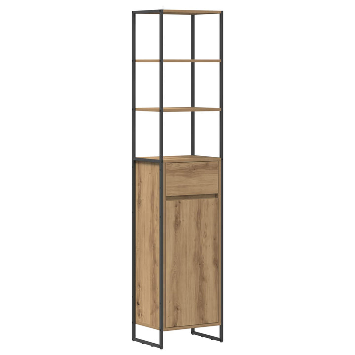Badeværelsesskab Artisan eg 40 x 30 x 180 cm Konstrueret træ
