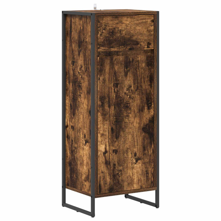 Badeværelsesskab Røget Eg 40 x 30 x 100 cm Konstrueret træ