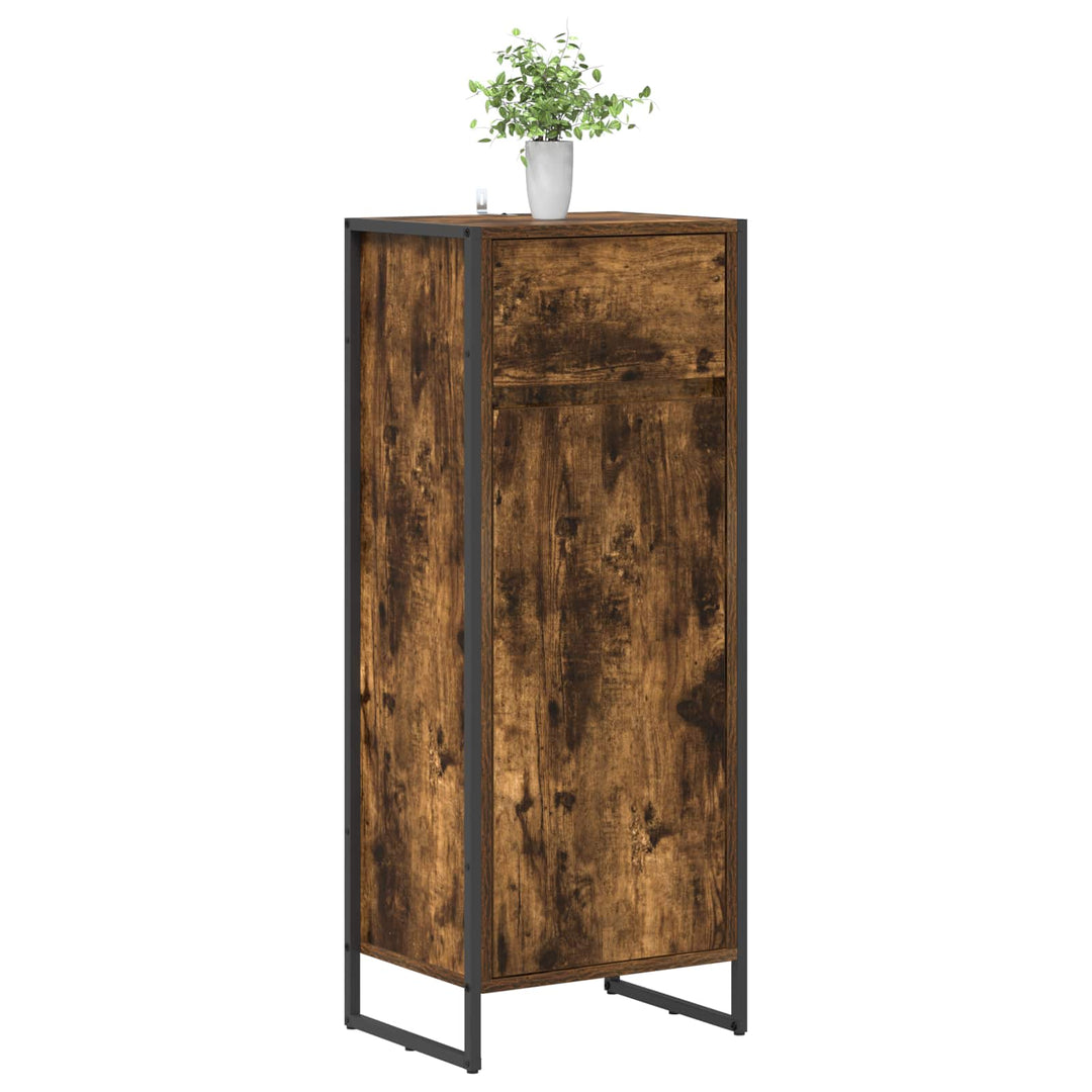 Badeværelsesskab Røget Eg 40 x 30 x 100 cm Konstrueret træ