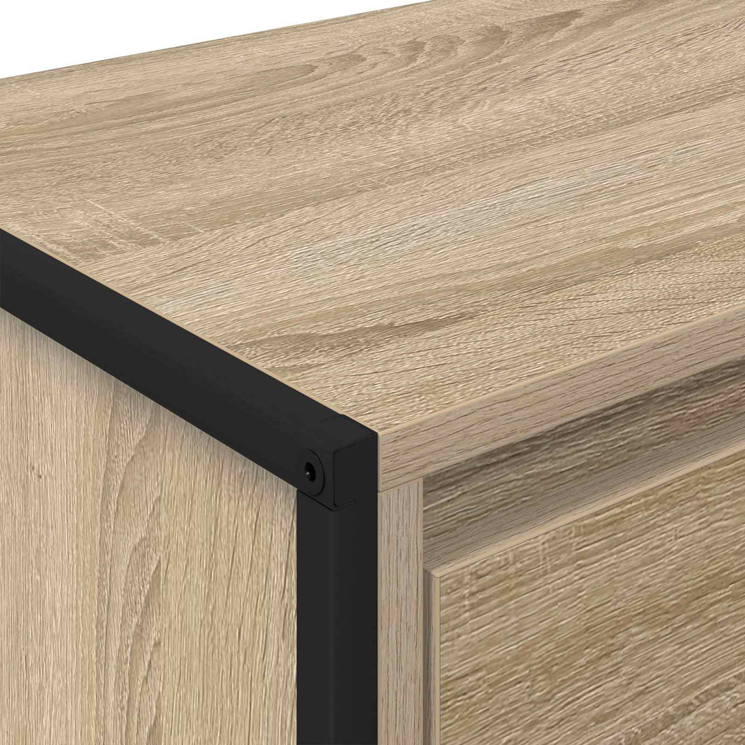 TV-skab med skuffe Sonoma 100 x 36 x 49,5 cm Konstrueret træ