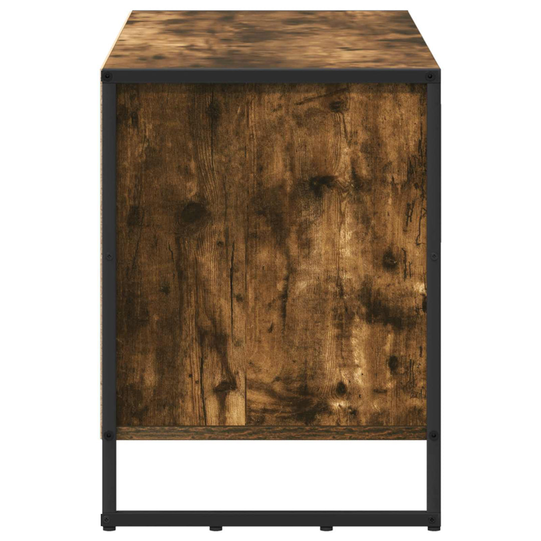 TV-skab med skuffe Røget Eg 100 x 36 x 49,5 cm Konstrueret træ