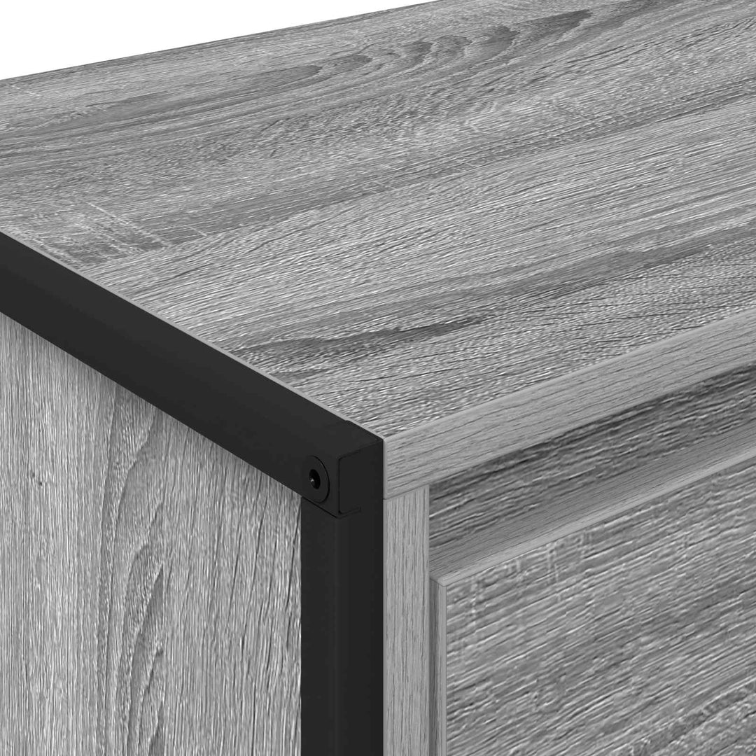 TV-skab Grå Sonoma 100 x 36 x 49,5 cm Konstrueret træ