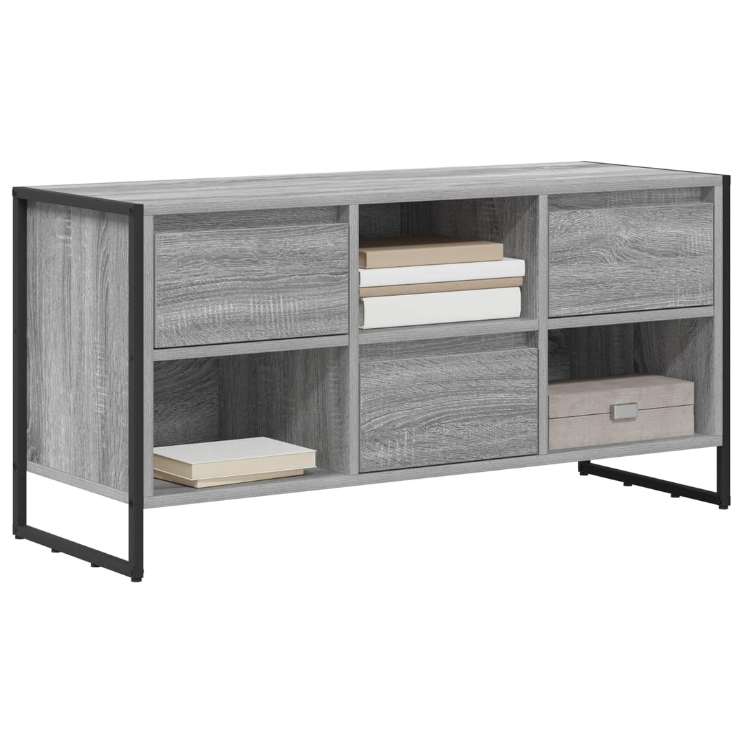 TV-skab Grå Sonoma 100 x 36 x 49,5 cm Konstrueret træ