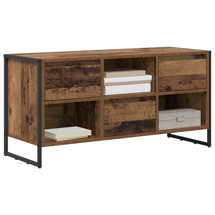 TV-skab Gammelt træ 100 x 36 x 49,5 cm Konstrueret træ