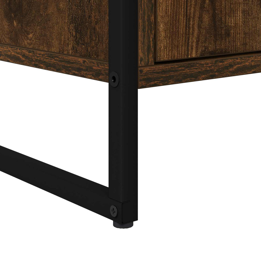 TV-skab Røget Eg 140 x 36 x 49.5 cm Konstrueret træ