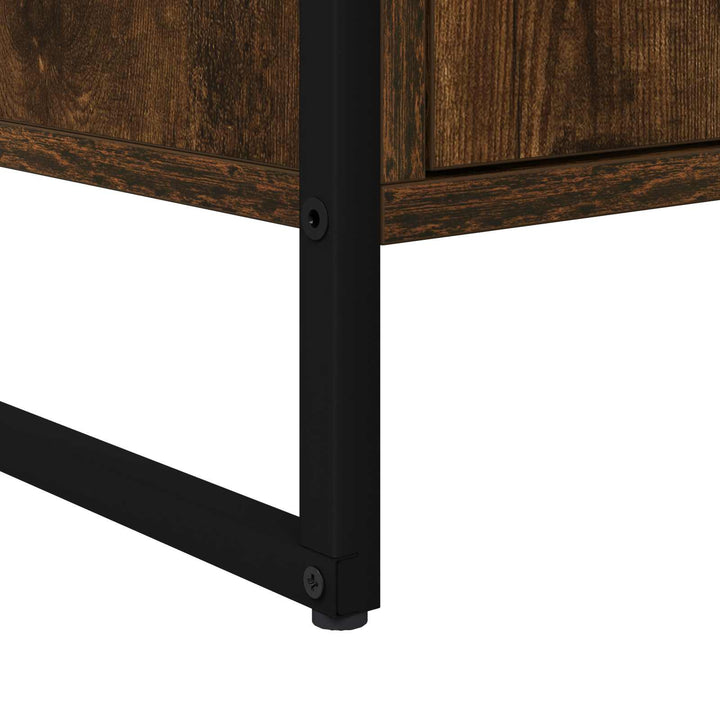 TV-skab Røget Eg 140 x 36 x 49.5 cm Konstrueret træ