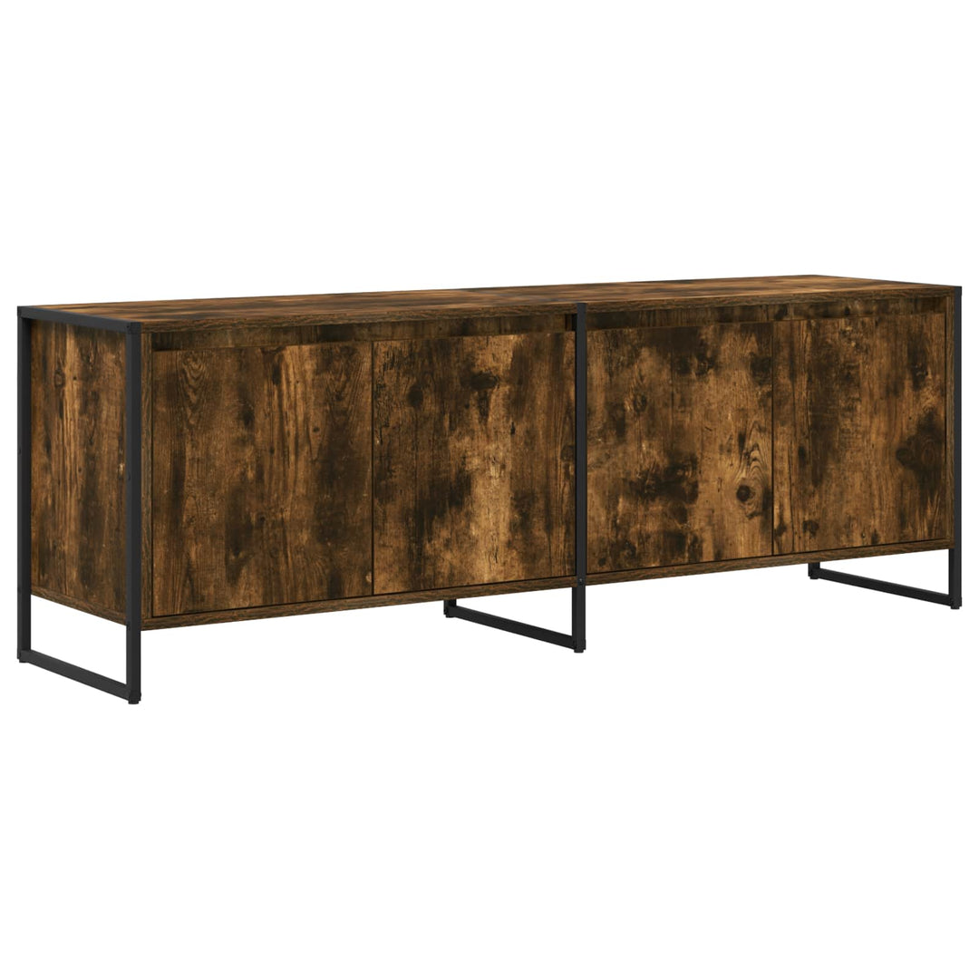 TV-skab Røget Eg 140 x 36 x 49.5 cm Konstrueret træ