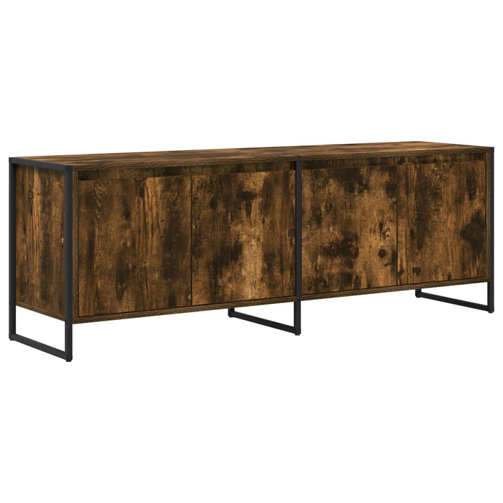 TV-skab Røget Eg 140 x 36 x 49.5 cm Konstrueret træ