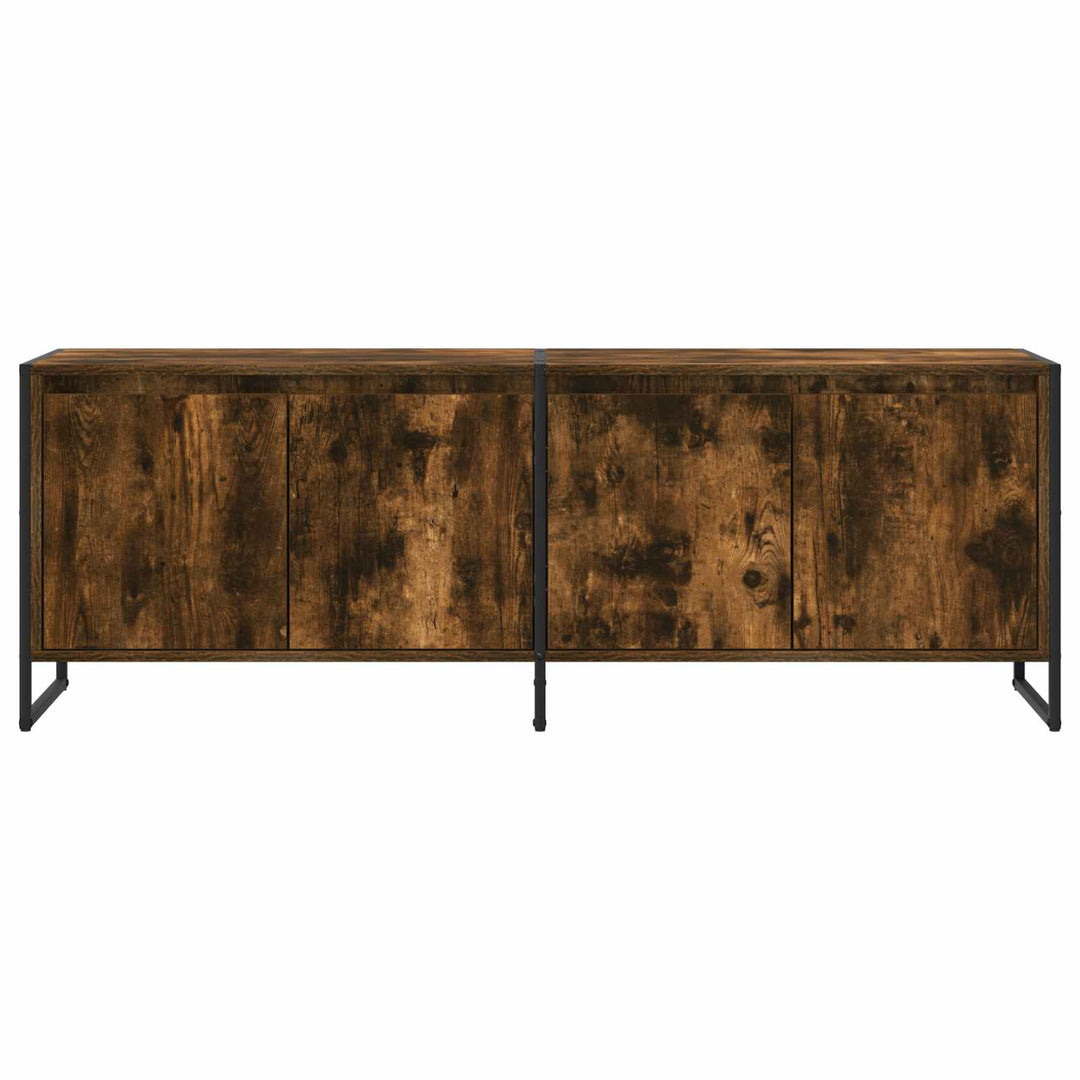 TV-skab Røget Eg 140 x 36 x 49.5 cm Konstrueret træ