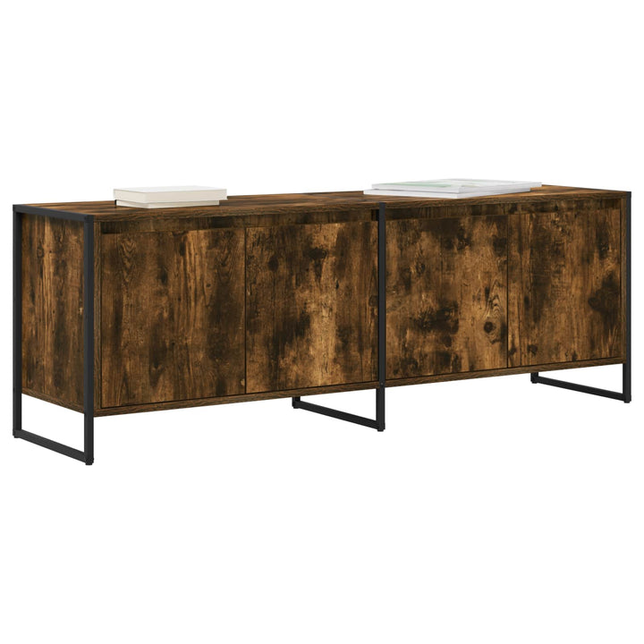 TV-skab Røget Eg 140 x 36 x 49.5 cm Konstrueret træ