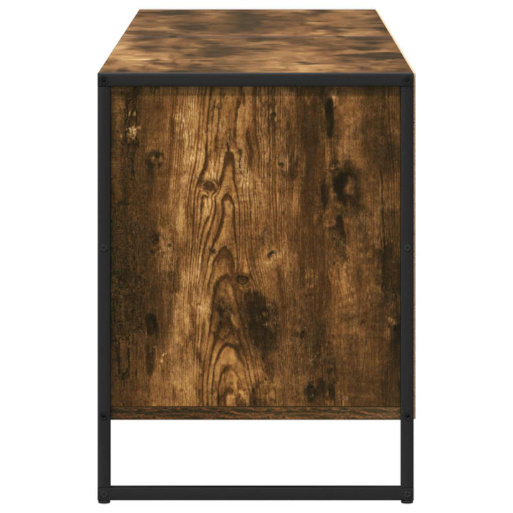 TV-skab Røget Eg 140 x 36 x 49.5 cm Konstrueret træ