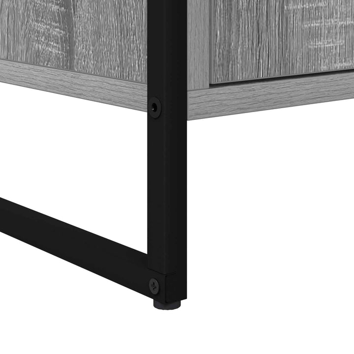 TV-skab Grå Sonoma 140 x 36 x 49.5 cm Konstrueret træ