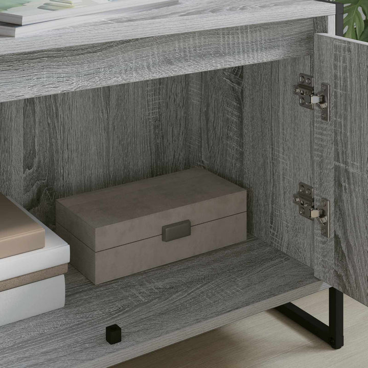 TV-skab 140 x 36 x 49.5 cm Grå Sonoma Konstrueret træ