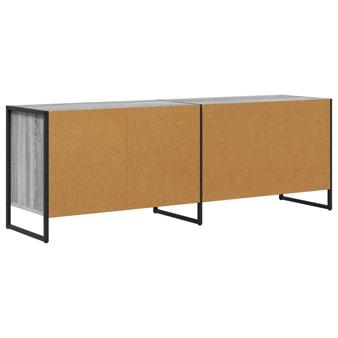 TV-skab Grå Sonoma 140 x 36 x 49.5 cm Konstrueret træ