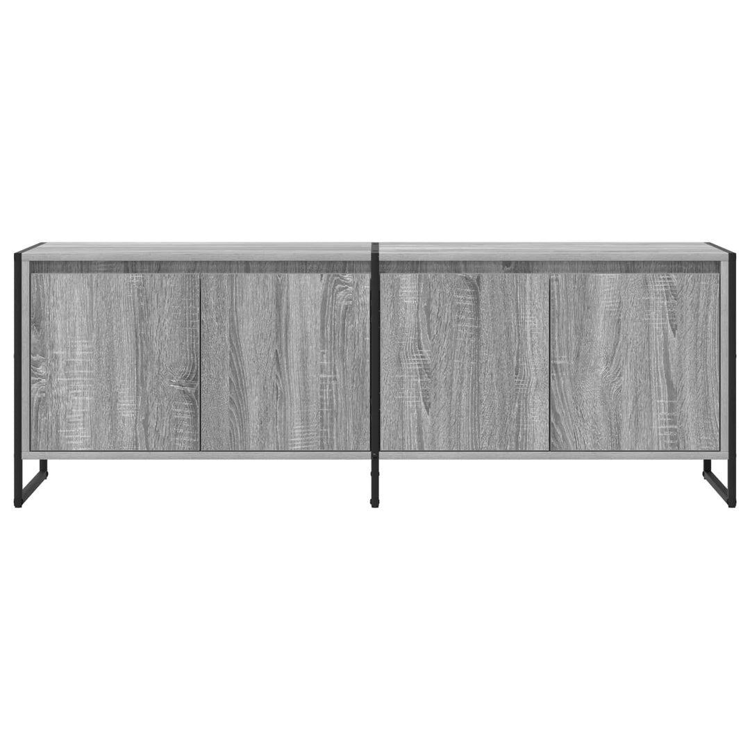 TV-skab Grå Sonoma 140 x 36 x 49.5 cm Konstrueret træ