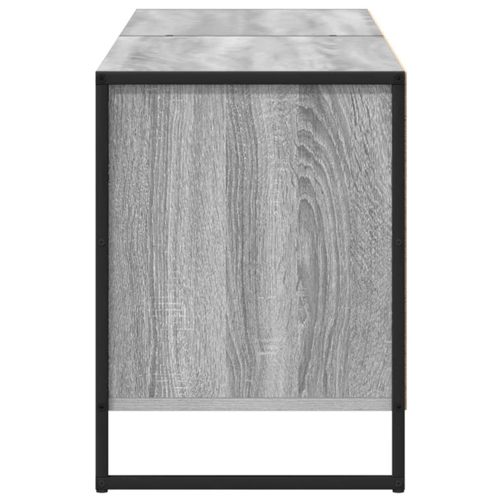 TV-skab Grå Sonoma 140 x 36 x 49.5 cm Konstrueret træ