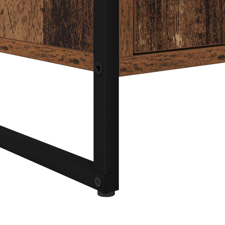 TV-skab Gammelt træ 140 x 36 x 49.5 cm Konstrueret træ