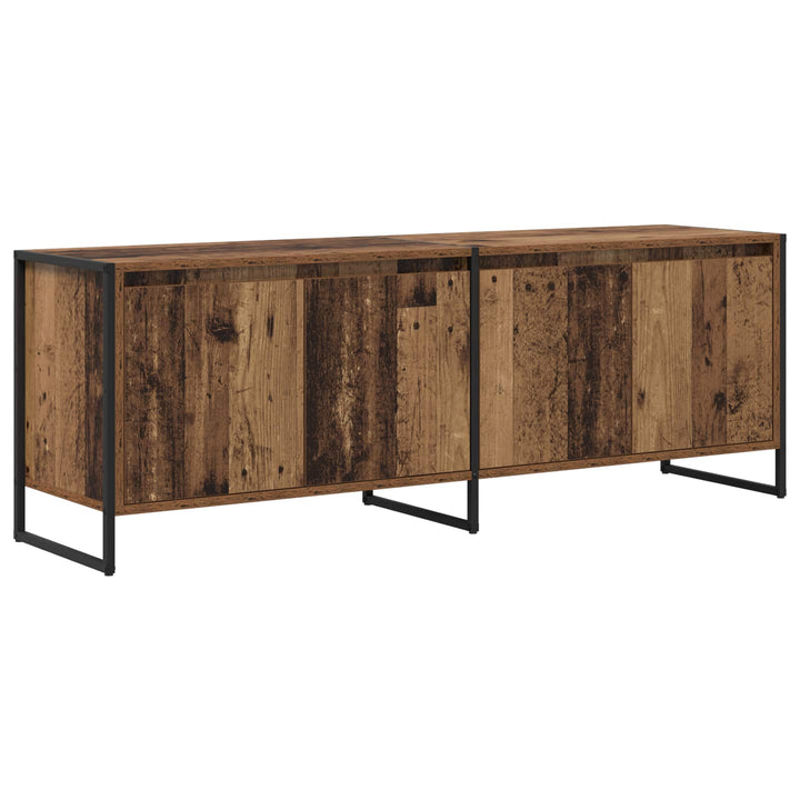 TV-skab Gammelt træ 140 x 36 x 49.5 cm Konstrueret træ