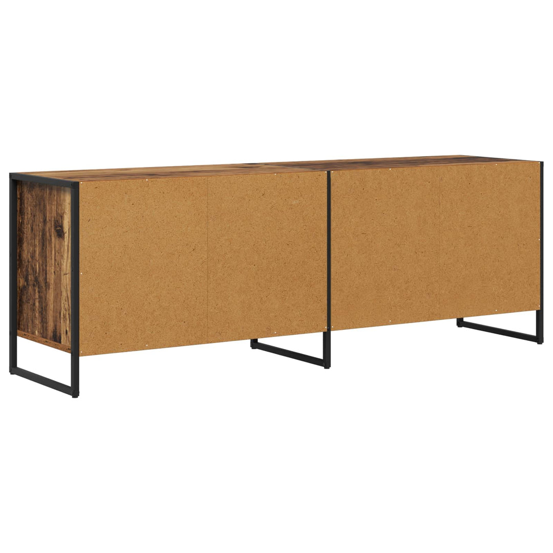 TV-skab Gammelt træ 140 x 36 x 49.5 cm Konstrueret træ