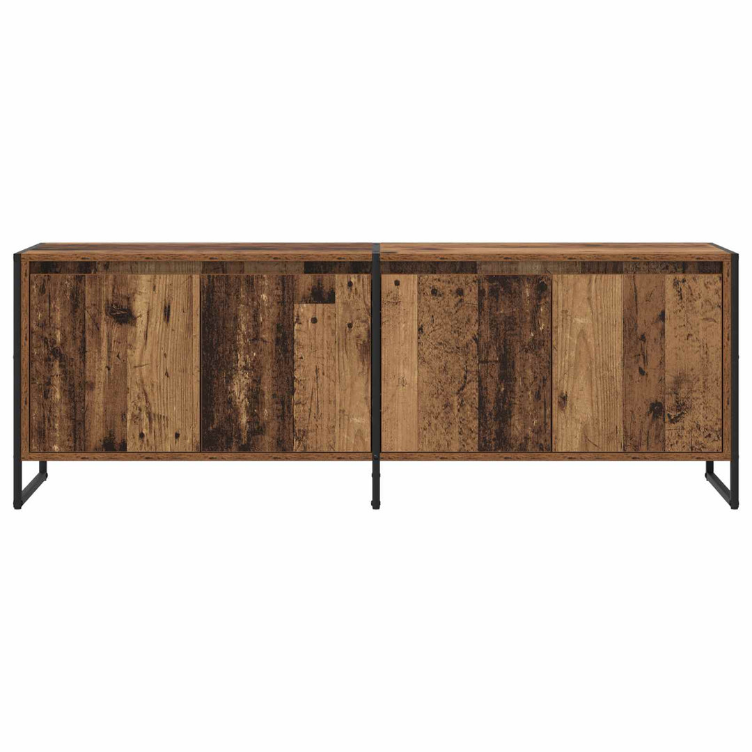 TV-skab Gammelt træ 140 x 36 x 49.5 cm Konstrueret træ