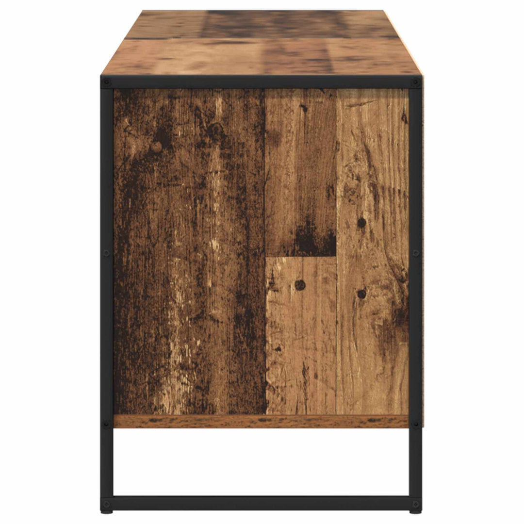 TV-skab Gammelt træ 140 x 36 x 49.5 cm Konstrueret træ