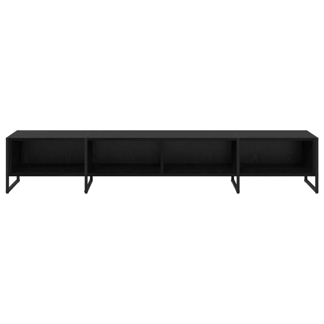 TV-skab Sort eg 170.5 x 36 x 30.5 cm Konstrueret træ