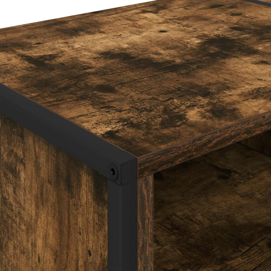 TV-skab 170.5 x 36 x 30.5 cm Røget Eg Konstrueret træ