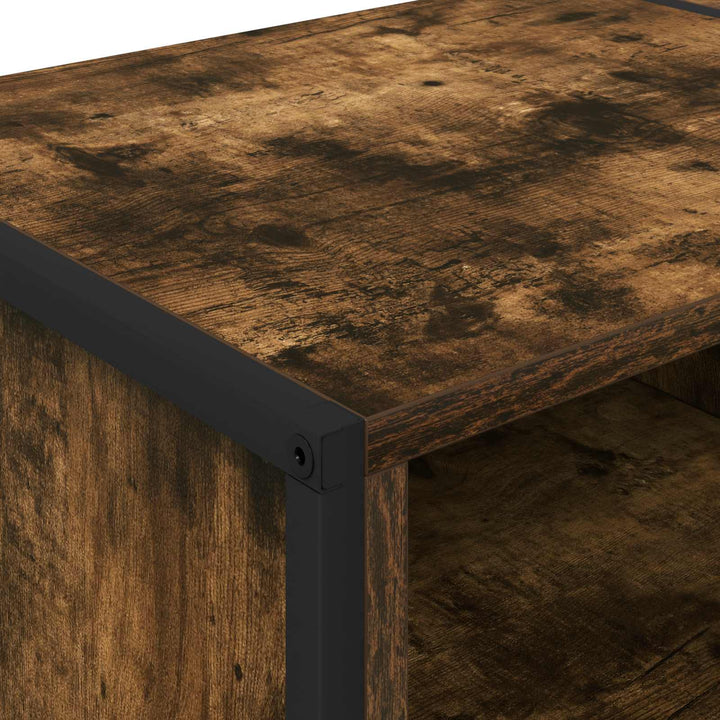 TV-skab 170.5 x 36 x 30.5 cm Røget Eg Konstrueret træ
