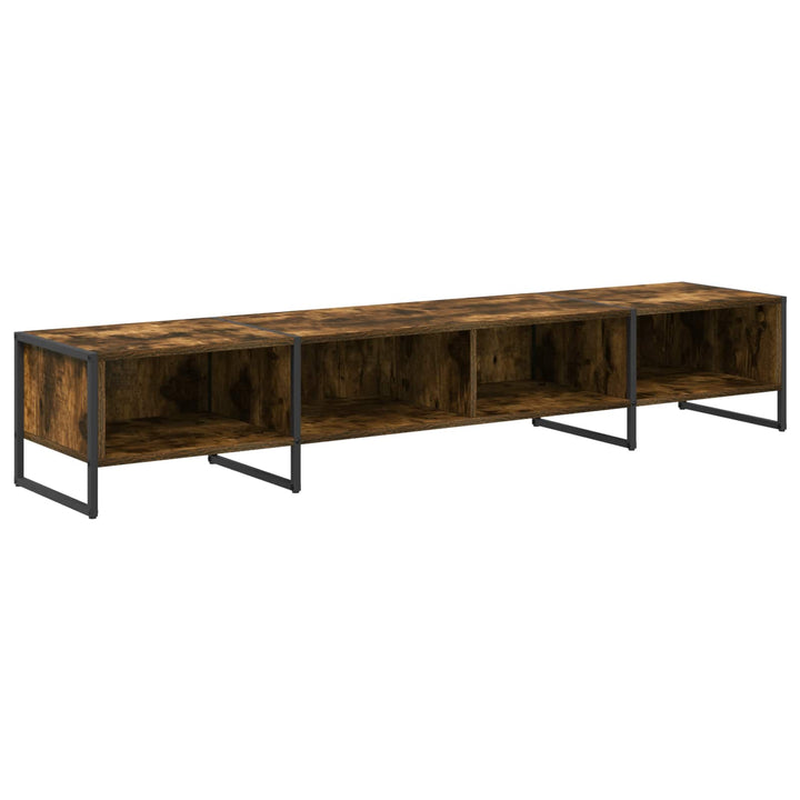 TV-skab 170.5 x 36 x 30.5 cm Røget Eg Konstrueret træ