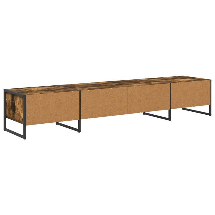 TV-skab 170.5 x 36 x 30.5 cm Røget Eg Konstrueret træ