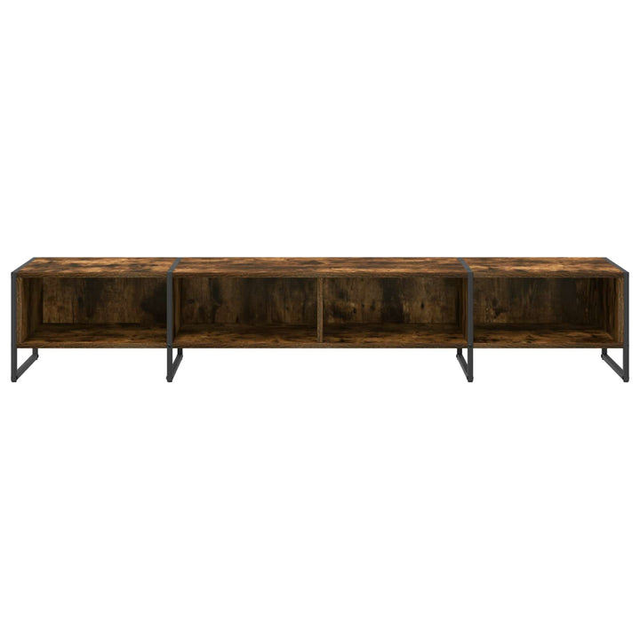 TV-skab 170.5 x 36 x 30.5 cm Røget Eg Konstrueret træ