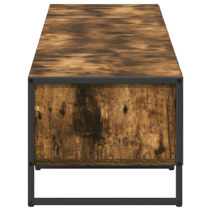 TV-skab 170.5 x 36 x 30.5 cm Røget Eg Konstrueret træ