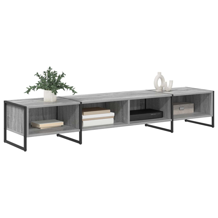 TV-skab Grå Sonoma 170.5 x 36 x 30.5 cm Konstrueret træ