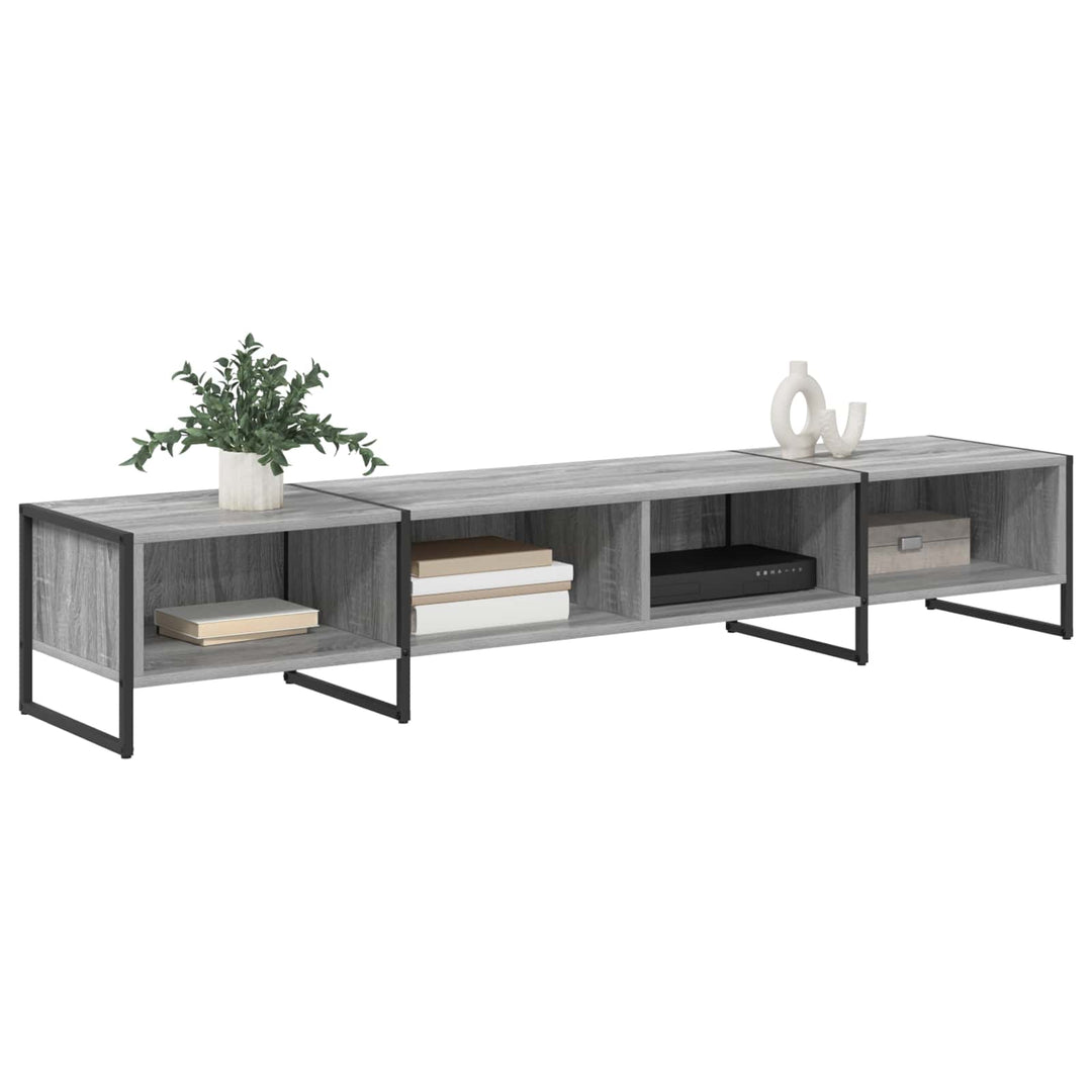 TV-skab 170.5 x 36 x 30.5 cm Grå Sonoma Konstrueret træ