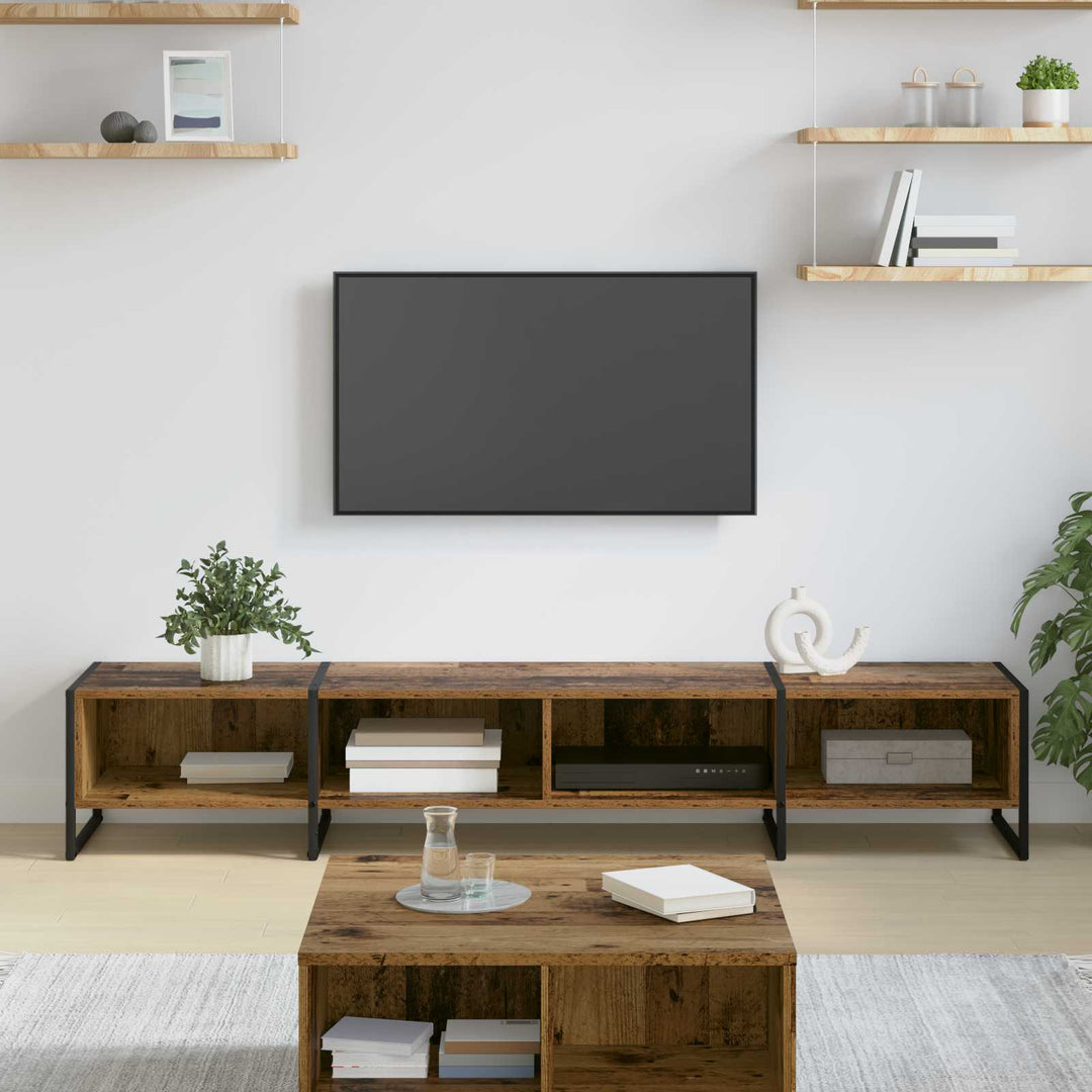 TV-skab Gammelt træ 170.5 x 36 x 30.5 cm Konstrueret træ