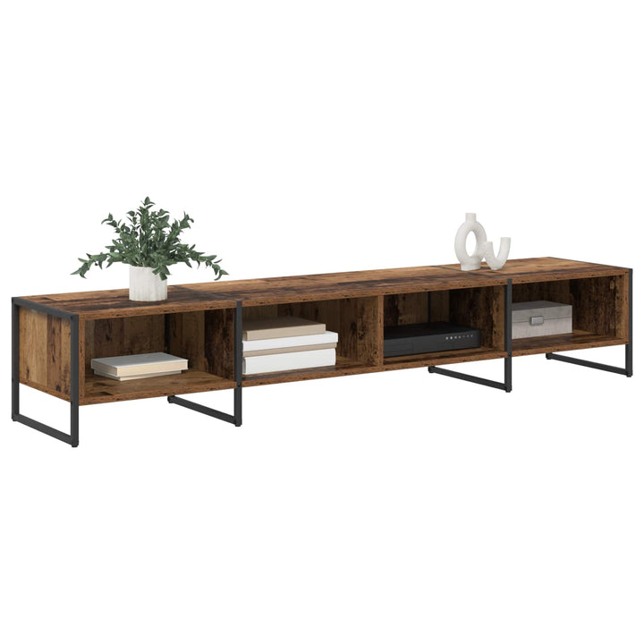 TV-skab Gammelt træ 170.5 x 36 x 30.5 cm Konstrueret træ