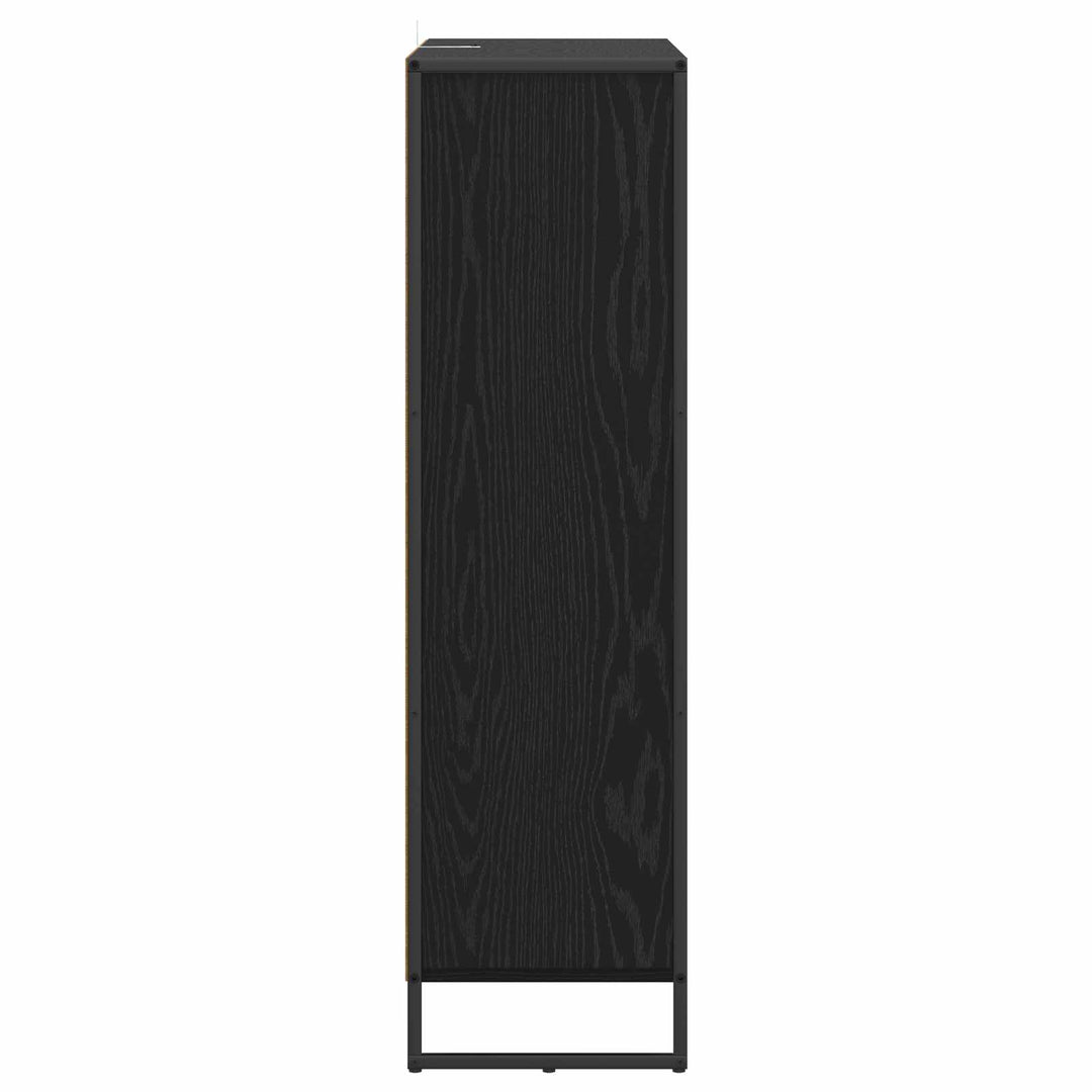 Bogskab Sort eg 99,5 x 30 x 108,5 cm Konstrueret træ