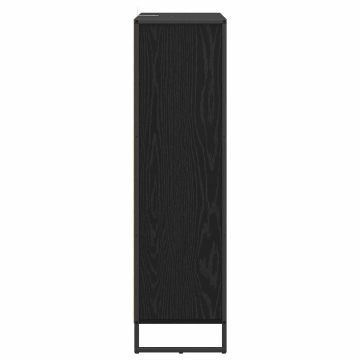 Bogskab Sort eg 99,5 x 30 x 108,5 cm Konstrueret træ