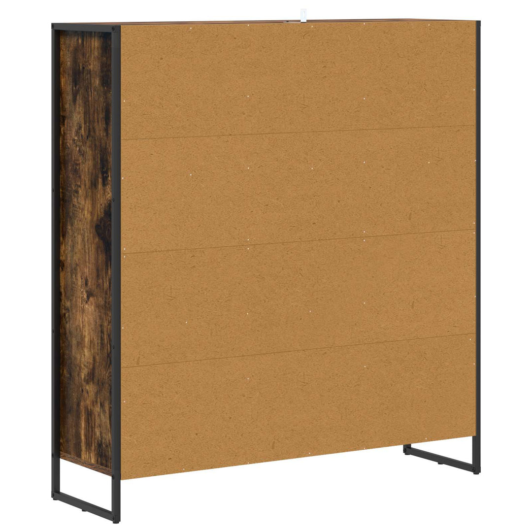 Bogskab Røget Eg 99,5 x 30 x 108,5 cm Konstrueret træ