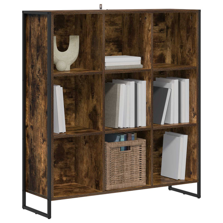 Bogskab Røget Eg 99,5 x 30 x 108,5 cm Konstrueret træ