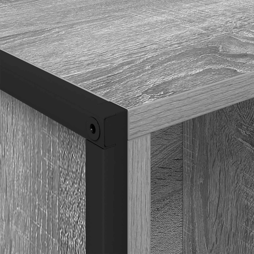 Bogskab Grå Sonoma 99,5 x 30 x 108,5 cm Konstrueret træ
