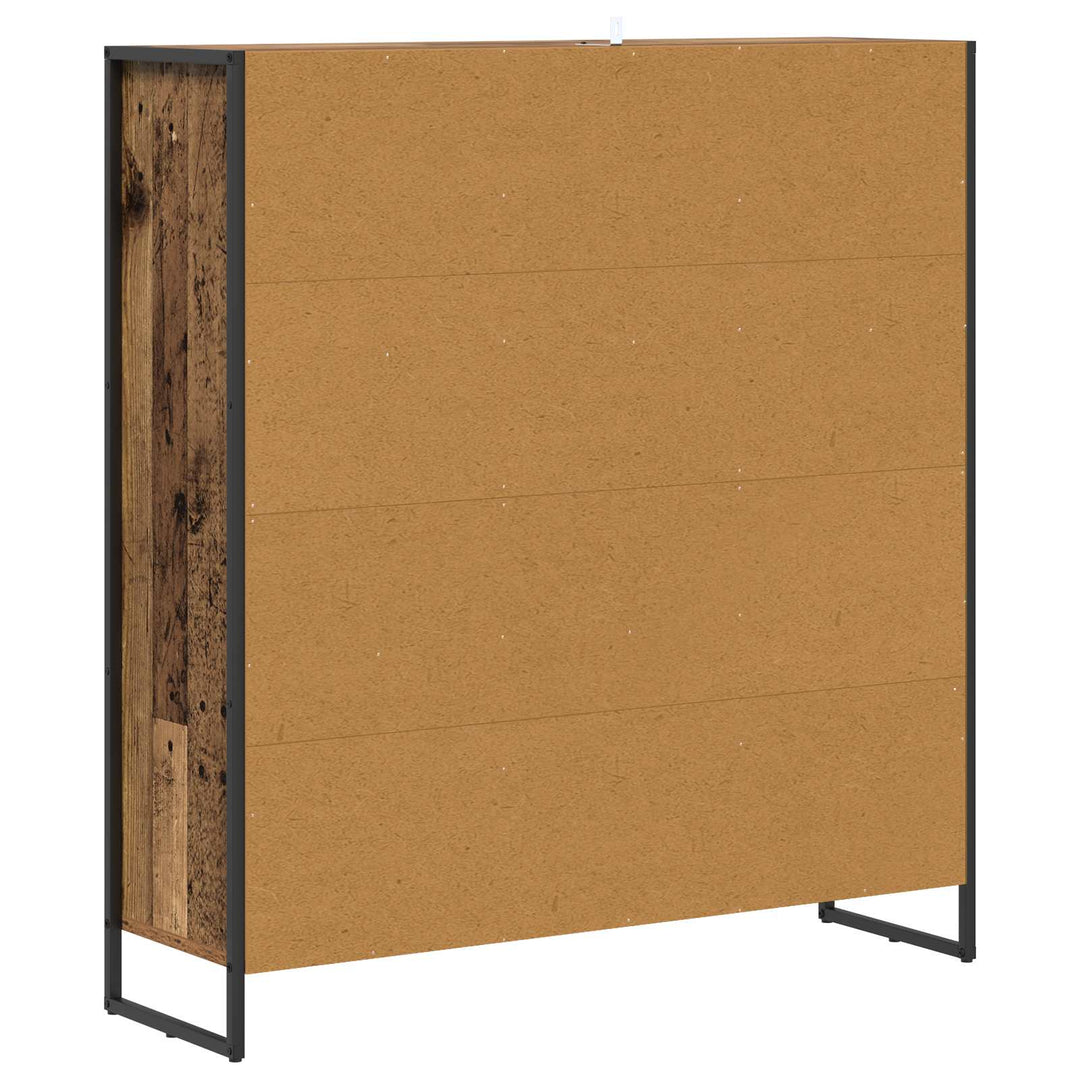 Bogskab Gammelt træ 99,5 x 30 x 108,5 cm Konstrueret træ