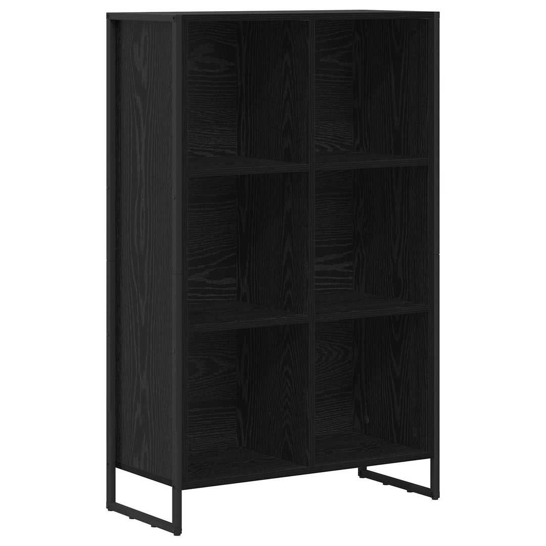 Bogskab Sort eg 99,5 x 30 x 108,5 cm Konstrueret træ