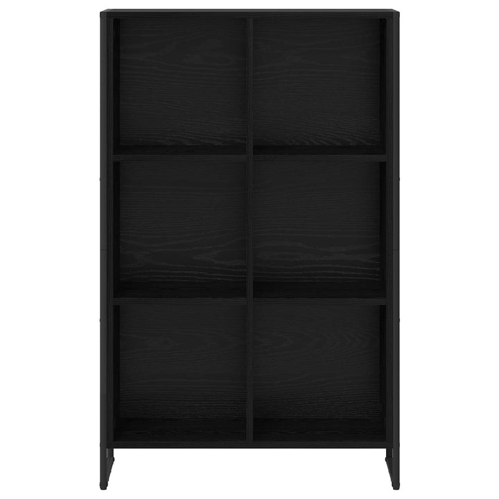 Bogskab Sort eg 99,5 x 30 x 108,5 cm Konstrueret træ