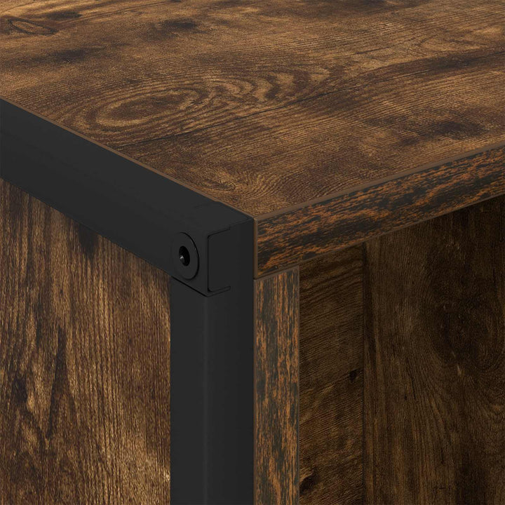 Bogskab Røget Eg 99,5 x 30 x 108,5 cm Konstrueret træ