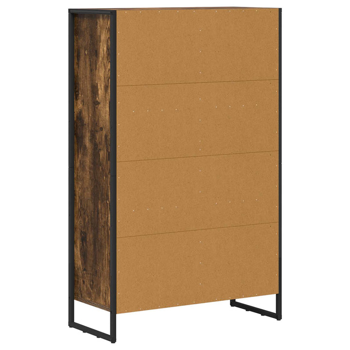 Bogskab Røget Eg 99,5 x 30 x 108,5 cm Konstrueret træ